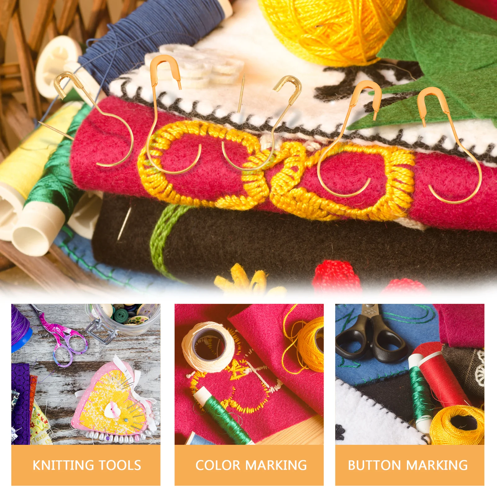 200pcs Gourd Safety Pins Durable Metal Mini Clips for Crafts Sewing DIY Clothes Accessories Lightweight Portable
200pcs Gourd Safety Pins Durable Metal Mini Clips for Crafts Sewing DIY Clothes Accessories Lightweight Portable