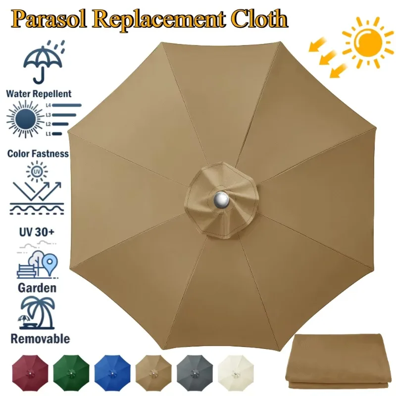 Waterproof Replacement Umbrella Cloth 2/3M Outdoor Patio UV-Protection Canopy Cover Replacement Parasol Cover for Balcony Garden
Waterproof Replacement Umbrella Cloth 2/3M Outdoor Patio UV-Protection Canopy Cover Replacement Parasol Cover for Balcony Garden