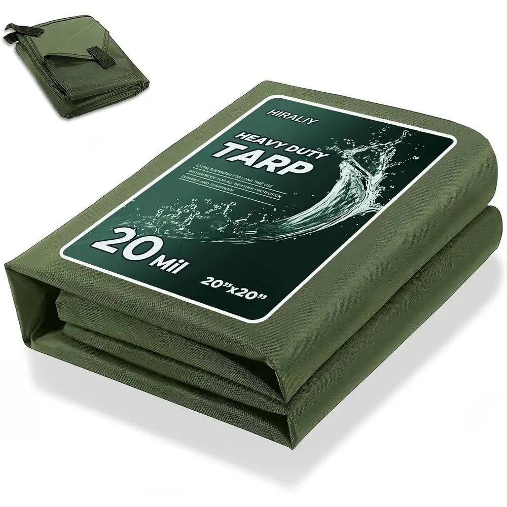 Сверхмощный водонепроницаемый брезент, зеленый брезент 20x20 футов с усиленными петлями для лямок, универсальный брезент из ткани Оксфорд для дров,
Сверхмощный водонепроницаемый брезент, зеленый брезент 20x20 футов с усиленными петлями для лямок, универсальный брезент из ткани Оксфорд для дров,