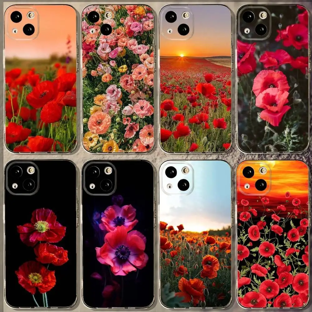 Poppy Flower Bloom Phone Case For iPhone 16,15,14,13,12,11 Plus,Pro,Max,XR,XS,X,7,8 Plus,SE,Mini Soft Transparent Cover
Poppy Flower Bloom Phone Case For iPhone 16,15,14,13,12,11 Plus,Pro,Max,XR,XS,X,7,8 Plus,SE,Mini Soft Transparent Cover