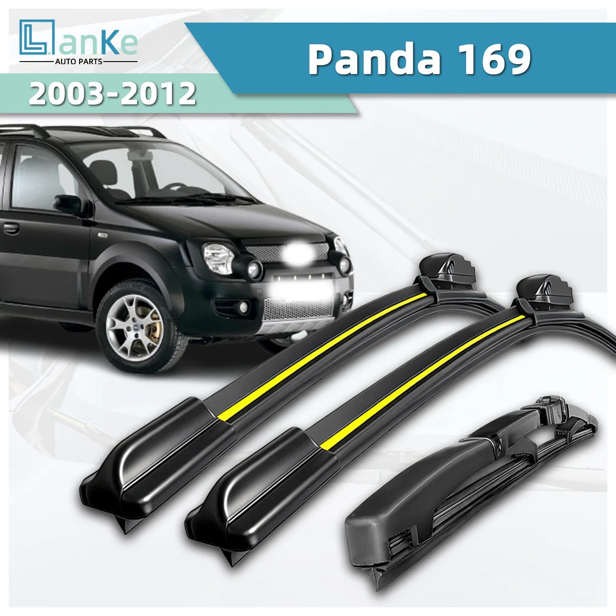 Suitable For Fiat Panda 169 (2003-2012) Car Wiper Blades Made Of Natural Rubber Durable With Bi-Directional Windshield Wipers
Suitable For Fiat Panda 169 (2003-2012) Car Wiper Blades Made Of Natural Rubber Durable With Bi-Directional Windshield Wipers