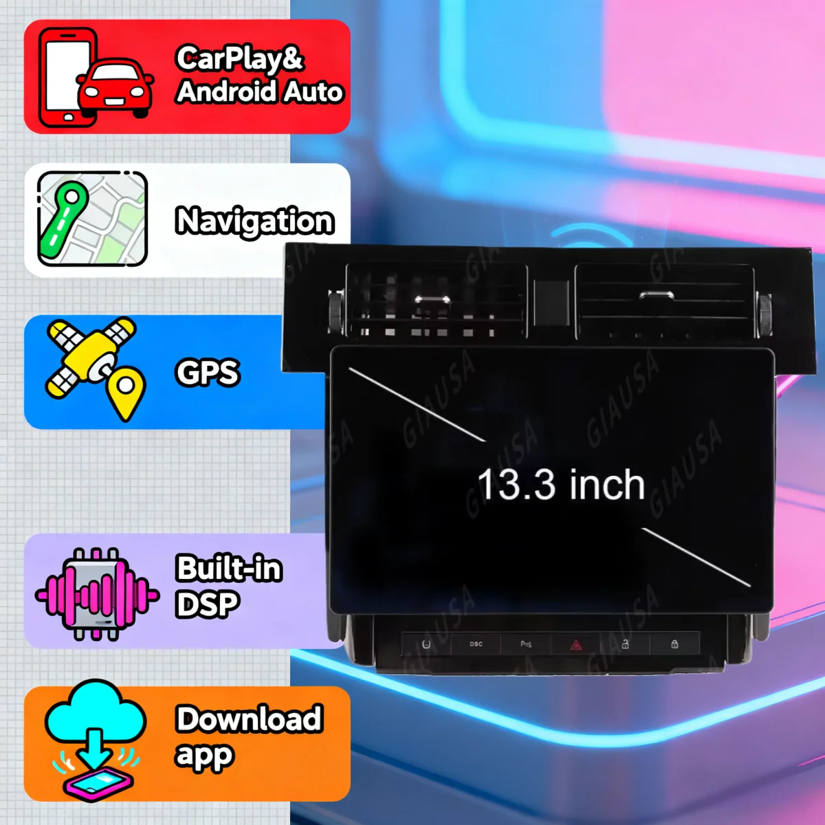 Для Land Rover Range Rover Sport 2005-2009 Android Auto CarPlay Автомобильный GPS Navi Радио Стереоприемник Мультимедийный плеер Головное устройство
Для Land Rover Range Rover Sport 2005-2009 Android Auto CarPlay Автомобильный GPS Navi Радио Стереоприемник Мультимедийный плеер Головное устройство