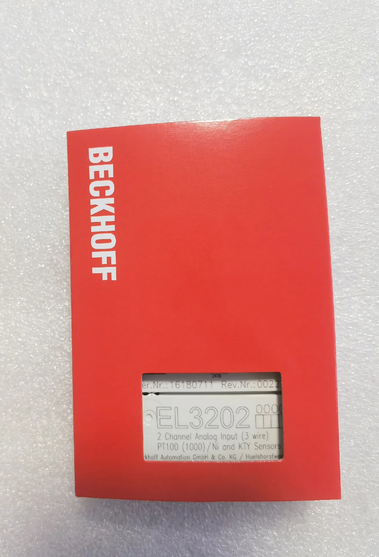 Beckhoff module EL3202 new stock, high quality
Beckhoff module EL3202 new stock, high quality