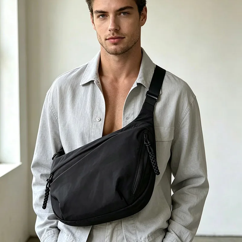 Man New Style Classy Casual Nylon Single Shoulder Bag Large Capacity Commuting Crossbody Bag Unisex Travel Handbag Messenger Bag
Man New Style Classy Casual Nylon Single Shoulder Bag Large Capacity Commuting Crossbody Bag Unisex Travel Handbag Messenger Bag