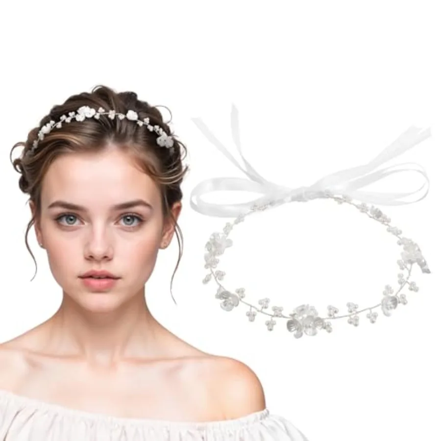 Hair Accessories, Flower Girl Headband, Pearl Headpiece for Girls and Women, Wedding, Birthday, Party, and First Communion
Hair Accessories, Flower Girl Headband, Pearl Headpiece for Girls and Women, Wedding, Birthday, Party, and First Communion