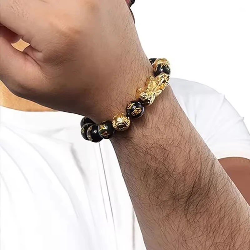 Black Wealth And Luck Bracelet, Feng Shui Black Obsidian Pixiu Prosperity Bracelet Buddha Beads Elastic Bracelet Jewelry
Black Wealth And Luck Bracelet, Feng Shui Black Obsidian Pixiu Prosperity Bracelet Buddha Beads Elastic Bracelet Jewelry