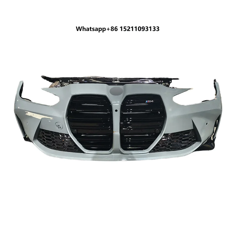 OEM Used Front Bumper Assembly for M3 M4 G80 G82, Complete Body Kit with Radiator & Headlights
OEM Used Front Bumper Assembly for M3 M4 G80 G82, Complete Body Kit with Radiator & Headlights