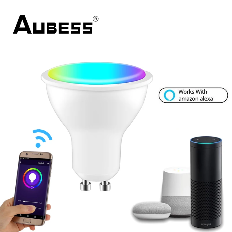 TUYA Wi-Fi Smart GU10 Лампа-прожектор с регулируемой яркостью Светодиодная лампа Голосовое управление работает с Alexa Google Home Яндекс Алиса
TUYA Wi-Fi Smart GU10 Лампа-прожектор с регулируемой яркостью Светодиодная лампа Голосовое управление работает с Alexa Google Home Яндекс Алиса