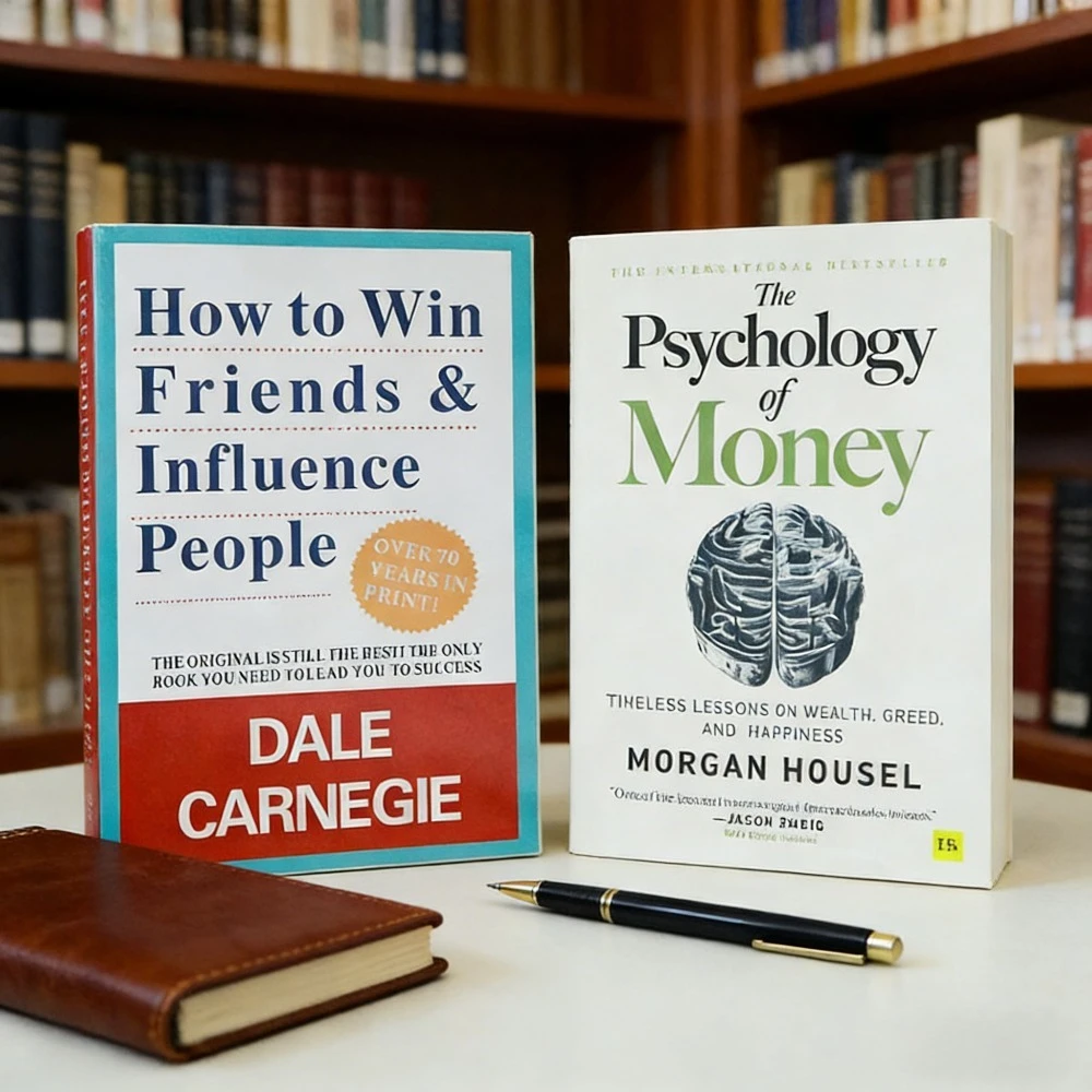 How to Win Friends & Influence People Dale Carnegie + The Psychology of Money Morgan Housel - Growth & Finance Guide
How to Win Friends & Influence People Dale Carnegie + The Psychology of Money Morgan Housel - Growth & Finance Guide