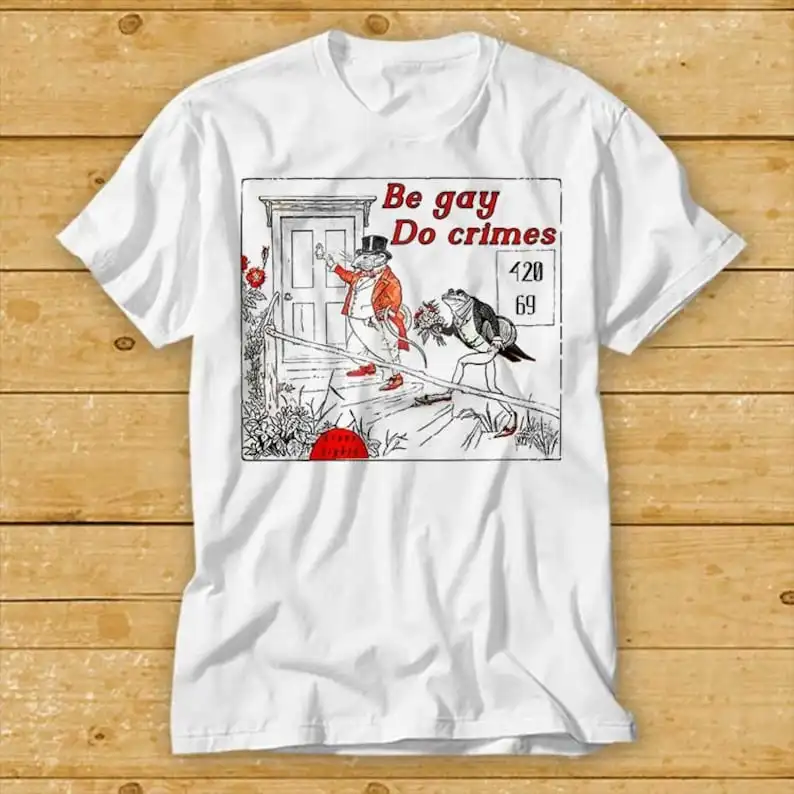 Be Gay Do Crimes Pride LGBT Q+ Lesbian Proud Music Funny Cool Gift Limited Edition Top Tee 2239
Be Gay Do Crimes Pride LGBT Q+ Lesbian Proud Music Funny Cool Gift Limited Edition Top Tee 2239