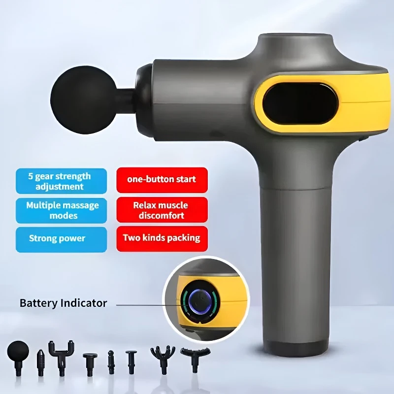 Massage Gun Deep Tissue Percussion Muscle Massager Workout, Handheld Fascia Gun Quick Recovery 4-8 Hours Long Battery
Massage Gun Deep Tissue Percussion Muscle Massager Workout, Handheld Fascia Gun Quick Recovery 4-8 Hours Long Battery