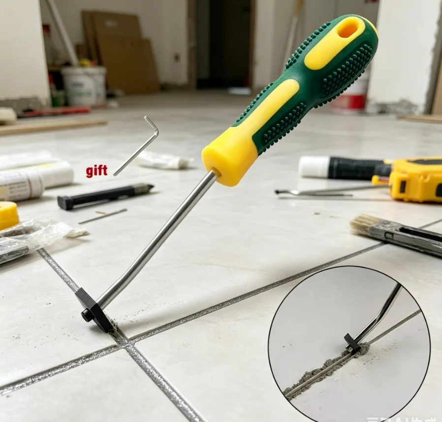 Professional Ceramic Tile Grout Remover Tungsten Steel Tiles Gap Cleaner Drill Bit for Floor Wall Seam Cement Cleaning Hand Tool
Professional Ceramic Tile Grout Remover Tungsten Steel Tiles Gap Cleaner Drill Bit for Floor Wall Seam Cement Cleaning Hand Tool