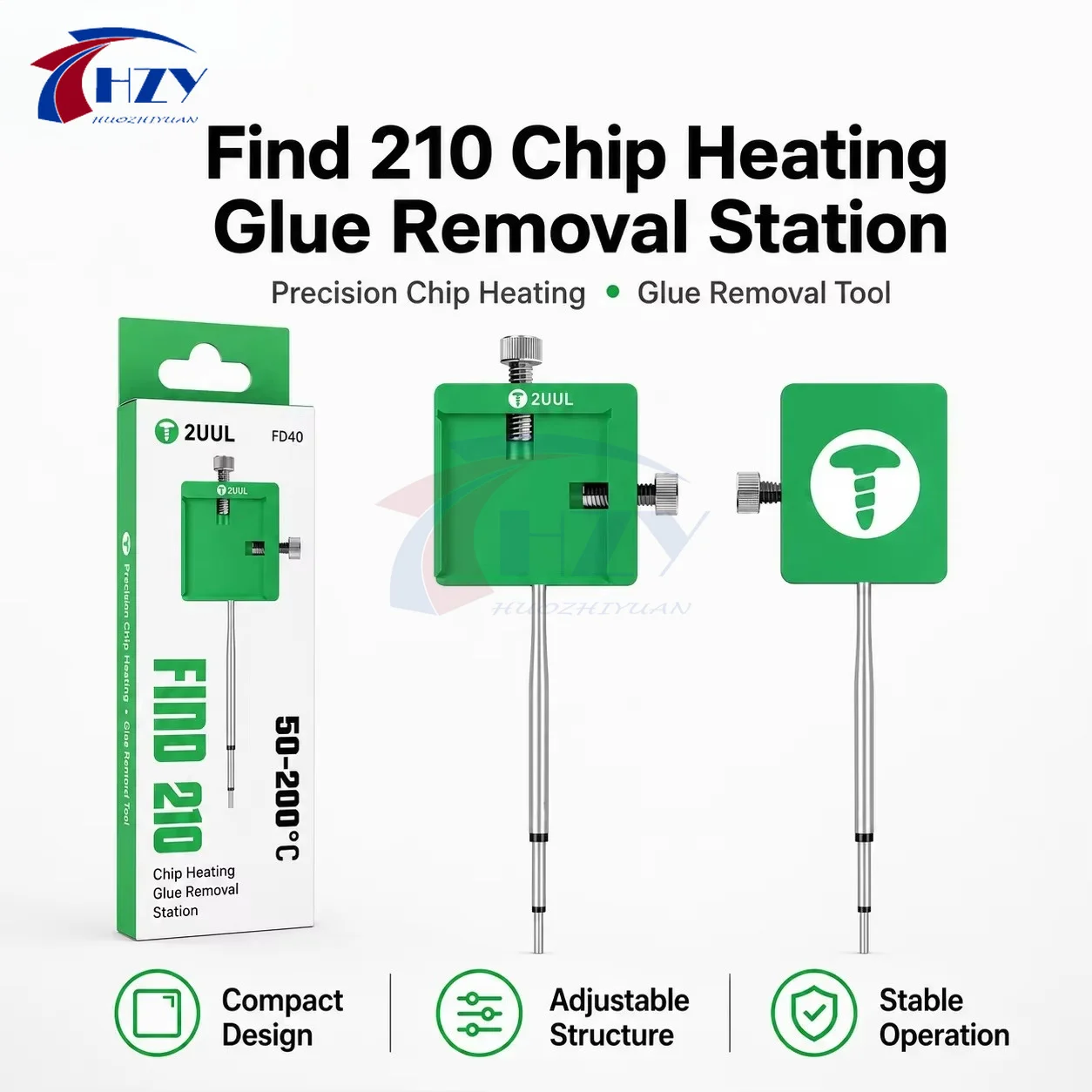 2UUL FD40 Find 210 Mini Chip Heating Glue Removal Station 150-200℃ for Phone Motherboard IC Chip Glue Remove BGA Repair Tools
2UUL FD40 Find 210 Mini Chip Heating Glue Removal Station 150-200℃ for Phone Motherboard IC Chip Glue Remove BGA Repair Tools