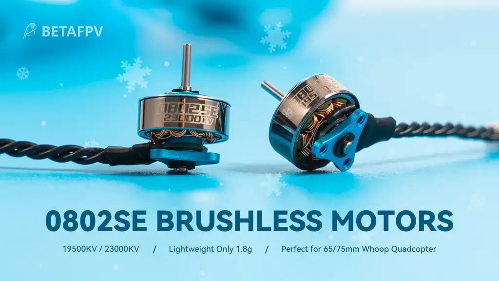 BETAFPV 0802SE Brushless Motors 19500KV 23000KV FPV Racing for 65/75mm Whoop Drones
BETAFPV 0802SE Brushless Motors 19500KV 23000KV FPV Racing for 65/75mm Whoop Drones