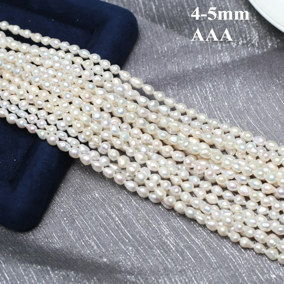 4-5mm 3A Natural Freshwater White Rice 100% High Quality Pearls Gift for Women Jewelry Make DIY Necklace Bracelet Accessories
4-5mm 3A Natural Freshwater White Rice 100% High Quality Pearls Gift for Women Jewelry Make DIY Necklace Bracelet Accessories