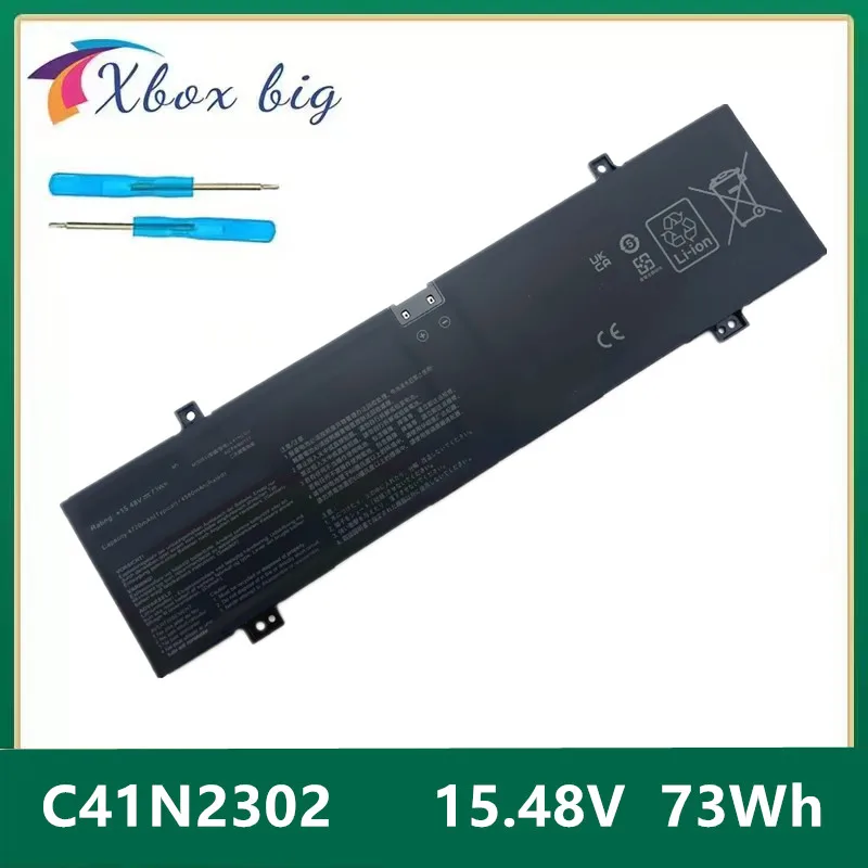 New C41N2302 15.48V 73Wh Laptop Battery For Asus notebook FA401WV370-0EAEXHB8X10 41R1 FA401
New C41N2302 15.48V 73Wh Laptop Battery For Asus notebook FA401WV370-0EAEXHB8X10 41R1 FA401