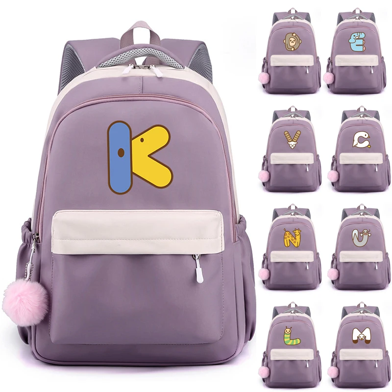 Cartoon Animal 26 English Letters Backpack Children Schoolbag Student Teen Girl Back To School Rucksack Kid Travel Bag
Cartoon Animal 26 English Letters Backpack Children Schoolbag Student Teen Girl Back To School Rucksack Kid Travel Bag
