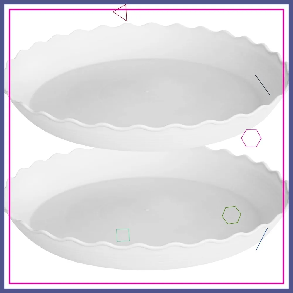 2 Pack 22 inch Heavy Duty Plastic Plant Saucers, Durable Trays for Indoor Pots, White
2 Pack 22 inch Heavy Duty Plastic Plant Saucers, Durable Trays for Indoor Pots, White