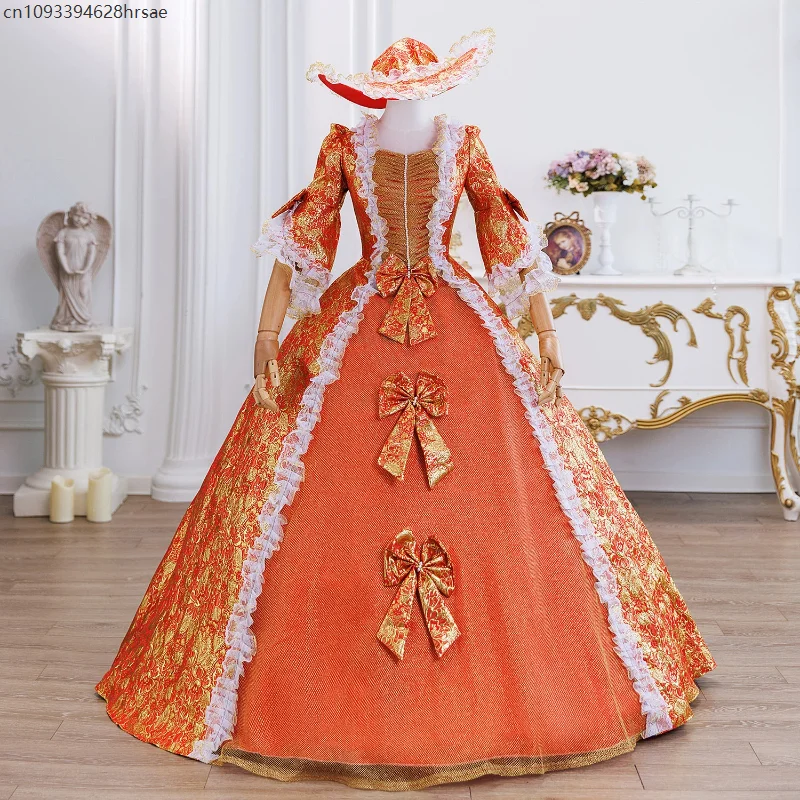 Elegant Victorian Court Bow Lace Trim Dress for Women Princess Tea Party Masquerade Performance Wedding Evening Gown
Elegant Victorian Court Bow Lace Trim Dress for Women Princess Tea Party Masquerade Performance Wedding Evening Gown