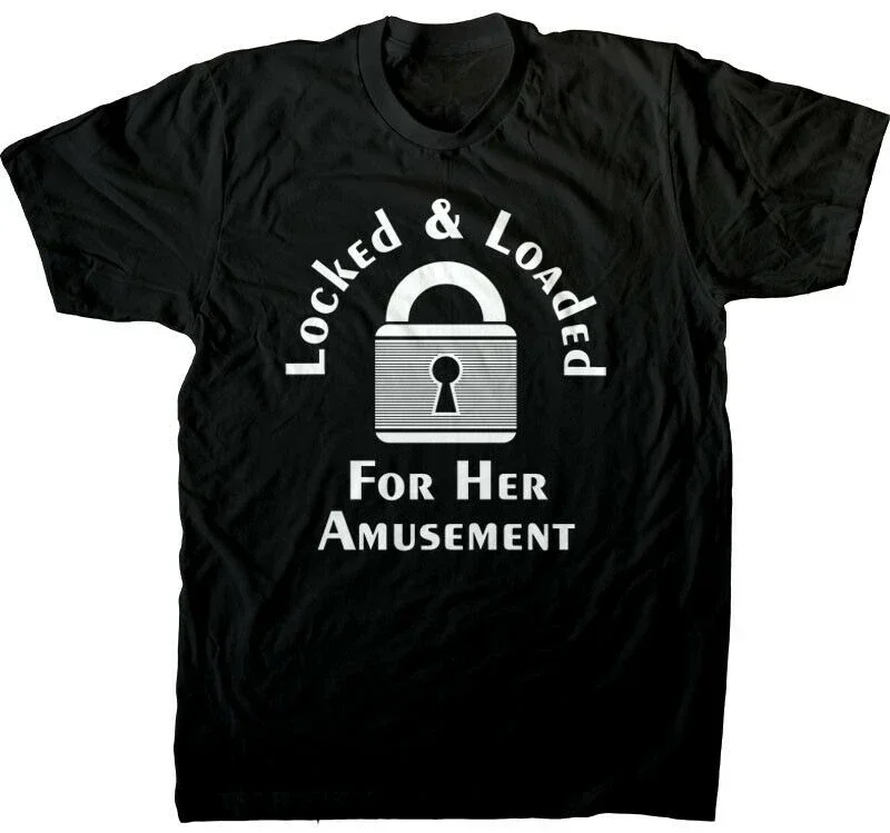 Locked And Loaded For Her Amusement DY Summer Funny Femdom Male Chastity Men'S T-Shirt graphic oversized funny tops funny style
Locked And Loaded For Her Amusement DY Summer Funny Femdom Male Chastity Men'S T-Shirt graphic oversized funny tops funny style