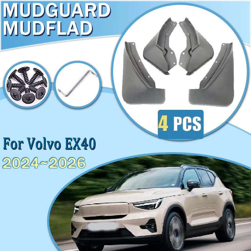 For Volvo EX40 XC40 2024 2025 2026 Car Mudguards Splash Wheels Protection Mud Guard Flaps MudFlaps Front Rear Wheel Accessories
For Volvo EX40 XC40 2024 2025 2026 Car Mudguards Splash Wheels Protection Mud Guard Flaps MudFlaps Front Rear Wheel Accessories