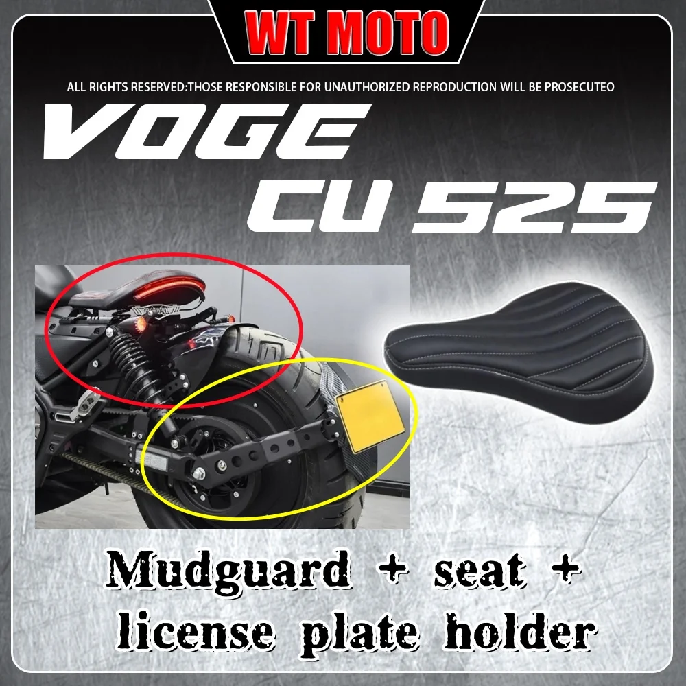 For VOGE CU525 short tail rear mudguard fender single seat retro bobber seat accessories voge cu525 525cu Voge
For VOGE CU525 short tail rear mudguard fender single seat retro bobber seat accessories voge cu525 525cu Voge