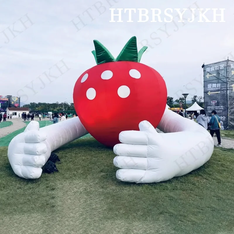 Inflatable fruit strawberry cartoon air model outdoor party music festival theme activity props
Inflatable fruit strawberry cartoon air model outdoor party music festival theme activity props
