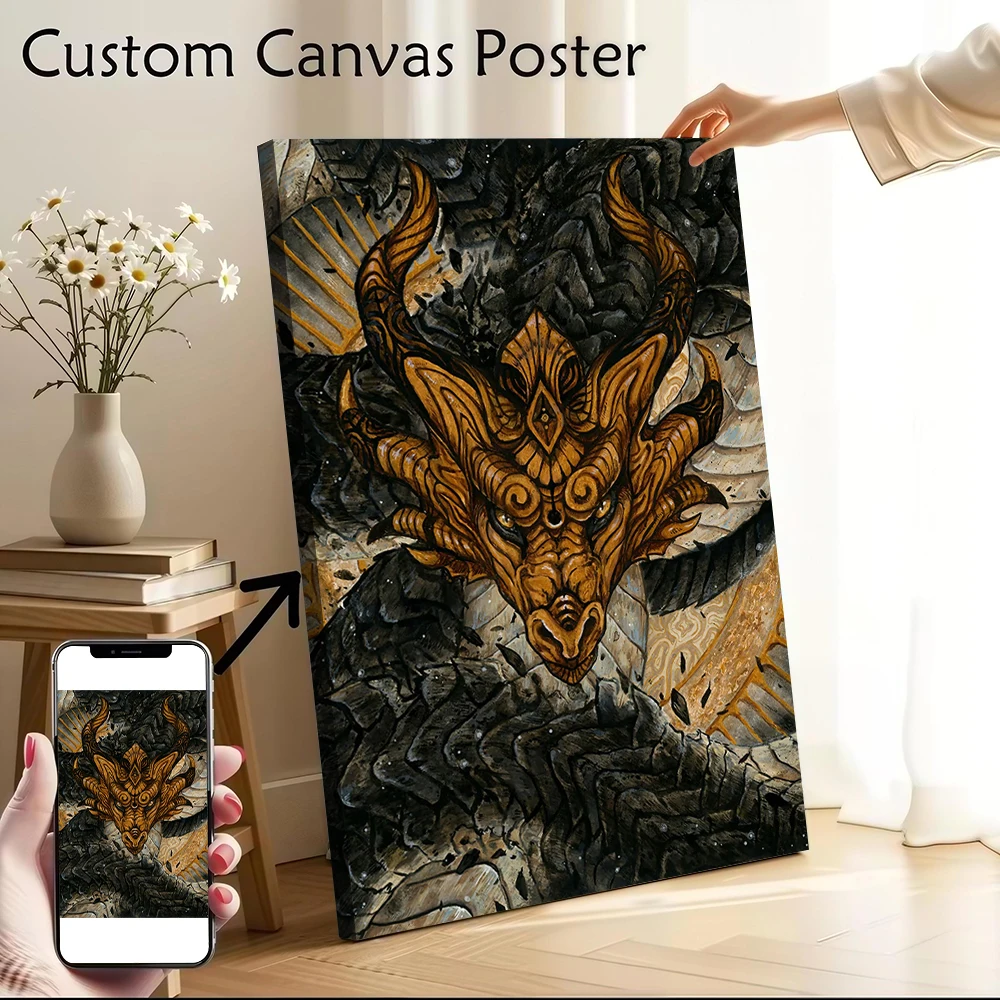 Masked Dragon Printed Canvas Poster Custom Pictures Wall Art Canvas Painting for Bedroom Decor Living Room Decorations Wand Deko
Masked Dragon Printed Canvas Poster Custom Pictures Wall Art Canvas Painting for Bedroom Decor Living Room Decorations Wand Deko