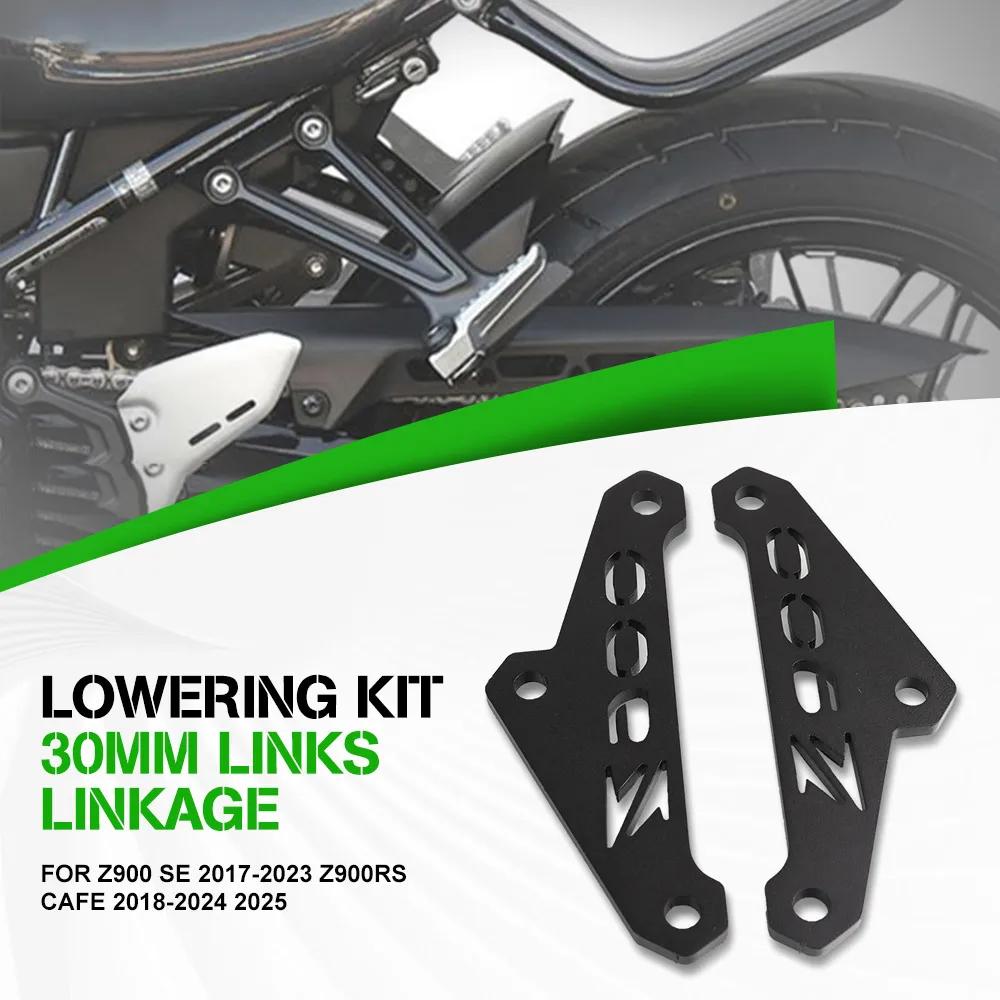 Rear Lowering Link Kit for Kawasaki Z900 SE 2017-2023 Z900RS CAFE 2018-2024 2025 Accessories CNC Suspension Linkage 30mm Drop
Rear Lowering Link Kit for Kawasaki Z900 SE 2017-2023 Z900RS CAFE 2018-2024 2025 Accessories CNC Suspension Linkage 30mm Drop