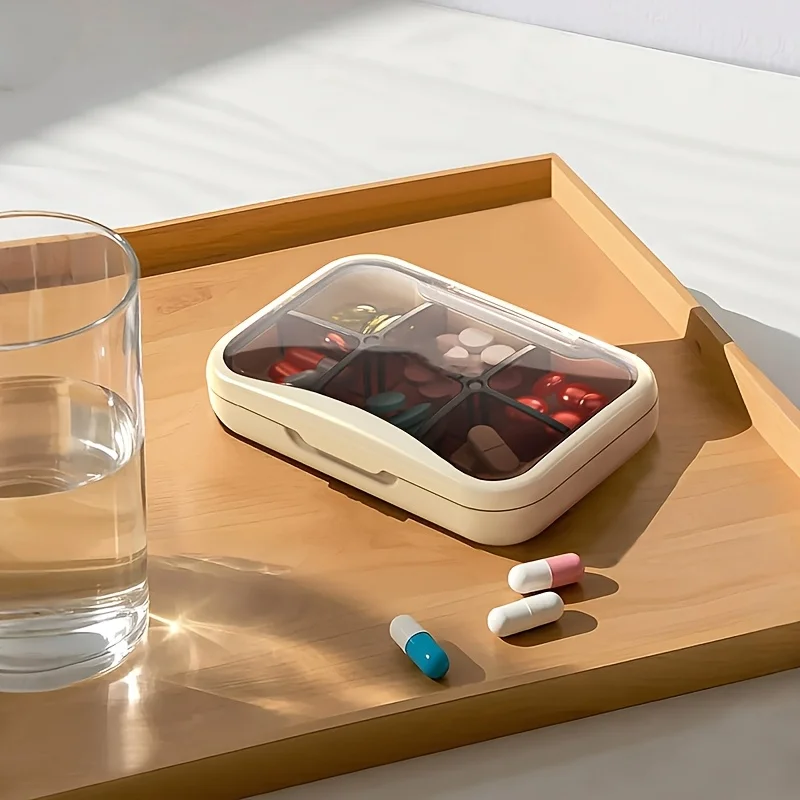 1pc 6-compartment medicine box, large-capacity dustproof and moisture-proof vitamin medicine box, suitable for outdoor or travel use
1pc 6-compartment medicine box, large-capacity dustproof and moisture-proof vitamin medicine box, suitable for outdoor or travel use