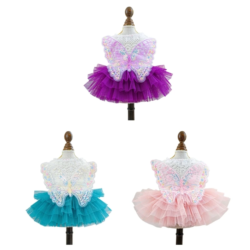 Cats Costume Wedding Princess Dress Small Breeds Lace Tulle Skirt for Formal Event
Cats Costume Wedding Princess Dress Small Breeds Lace Tulle Skirt for Formal Event