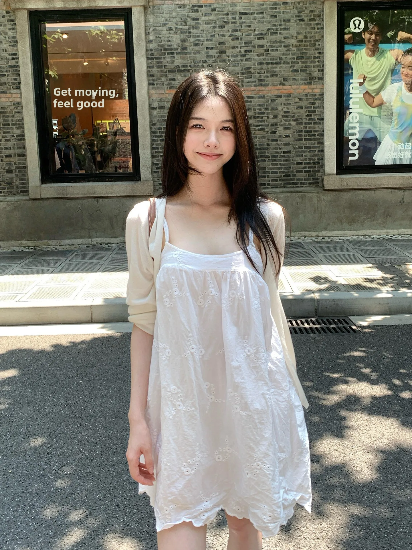XZY Summer Knitted Hollow out Embroidery Women's plus Size Gentle Style White Strap Dress Two-Piece Set French Style Loose Fi...
XZY Summer Knitted Hollow out Embroidery Women's plus Size Gentle Style White Strap Dress Two-Piece Set French Style Loose Fi...