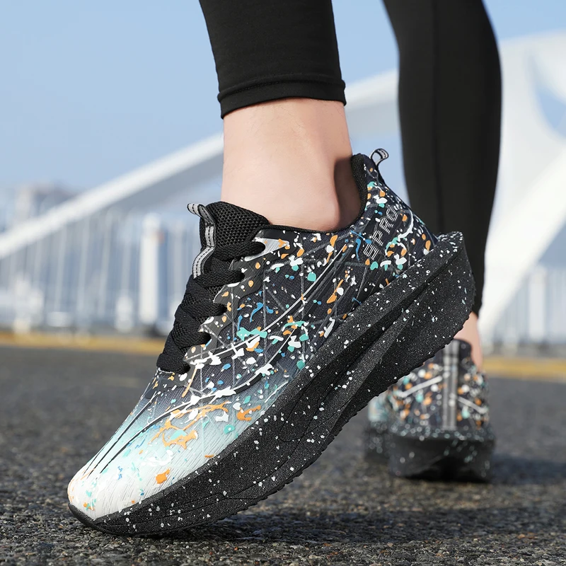 High-quality sports shoes with thick soles trendy youth shoes breathable and shock-absorbing versatile running shoes
High-quality sports shoes with thick soles trendy youth shoes breathable and shock-absorbing versatile running shoes