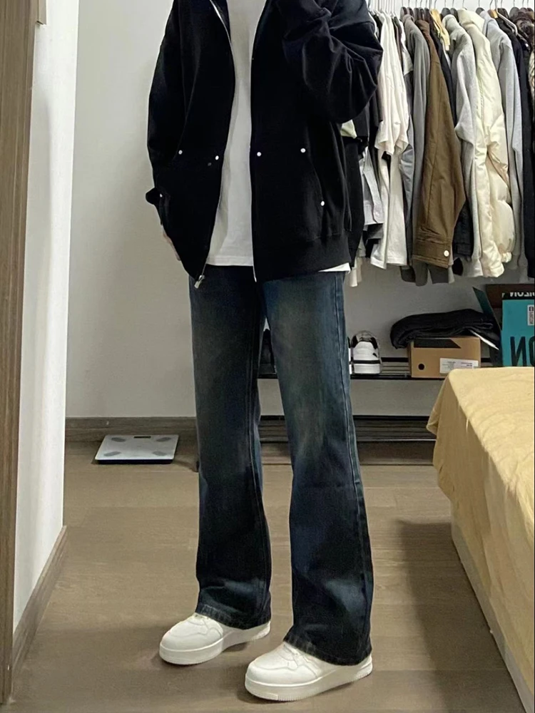 Мужские джинсы Deep Blue Waed Denim: летние, модные, в американском стиле, с высокой талией, прямые, расклешенные, молодежные
Мужские джинсы Deep Blue Waed Denim: летние, модные, в американском стиле, с высокой талией, прямые, расклешенные, молодежные