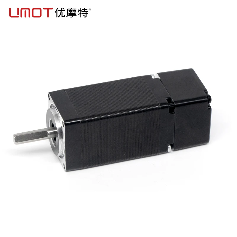 UMOT Mini 28x70 мм Nema11 0,13 Нм Комплекты шаговых двигателей с замкнутым контуром Вал 5 мм Длина 20 мм Гибридный шаговый двигатель с тормозом Драйвер RS485
UMOT Mini 28x70 мм Nema11 0,13 Нм Комплекты шаговых двигателей с замкнутым контуром Вал 5 мм Длина 20 мм Гибридный шаговый двигатель с тормозом Драйвер RS485