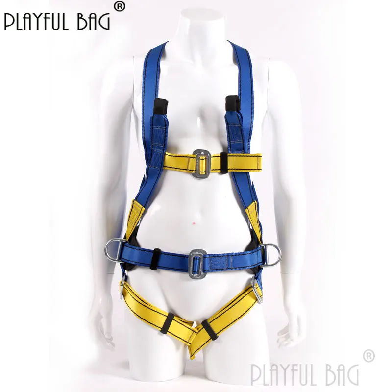 Playful bag Full Body Five Point Safety Belt Outdoor Rock Climbing Seat Belt Double Back Climbing equipment ZL181
Playful bag Full Body Five Point Safety Belt Outdoor Rock Climbing Seat Belt Double Back Climbing equipment ZL181