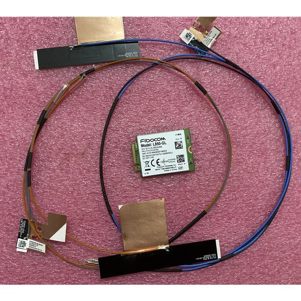 Fibocom L850-GL 01AX792 LTE 4g WWAN карта оригинальная антенна для Lenovo Thinkpad P52 P53
Fibocom L850-GL 01AX792 LTE 4g WWAN карта оригинальная антенна для Lenovo Thinkpad P52 P53