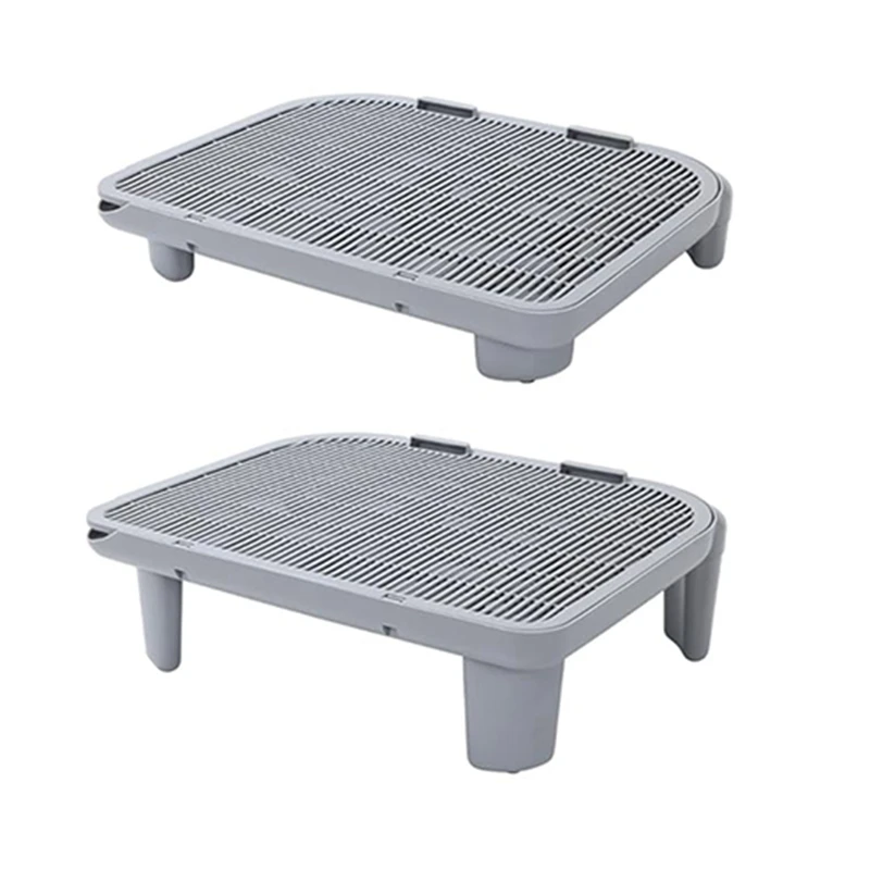 Adjustable Cat Ramp For Litter Box Elevated Cat Litter Ramp For Cat Litter Boxes Double Layered Litter Trapper
Adjustable Cat Ramp For Litter Box Elevated Cat Litter Ramp For Cat Litter Boxes Double Layered Litter Trapper