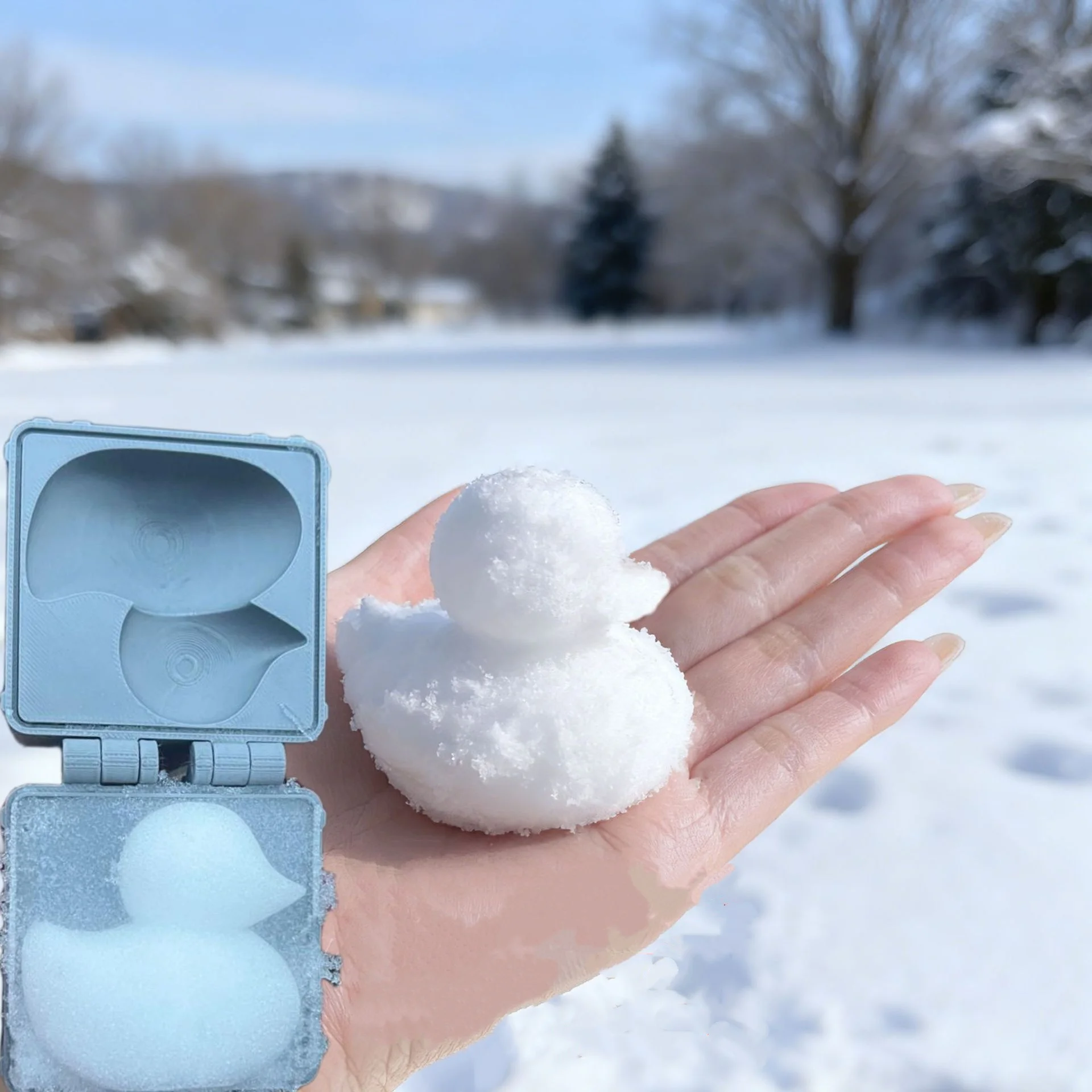 Snow Duck Mold Maker Duck Shaped Snowball Maker Tool Plastic Winter Snow Sand Mold Tool For Snowball Fight Outdoor Fun Sports
Snow Duck Mold Maker Duck Shaped Snowball Maker Tool Plastic Winter Snow Sand Mold Tool For Snowball Fight Outdoor Fun Sports