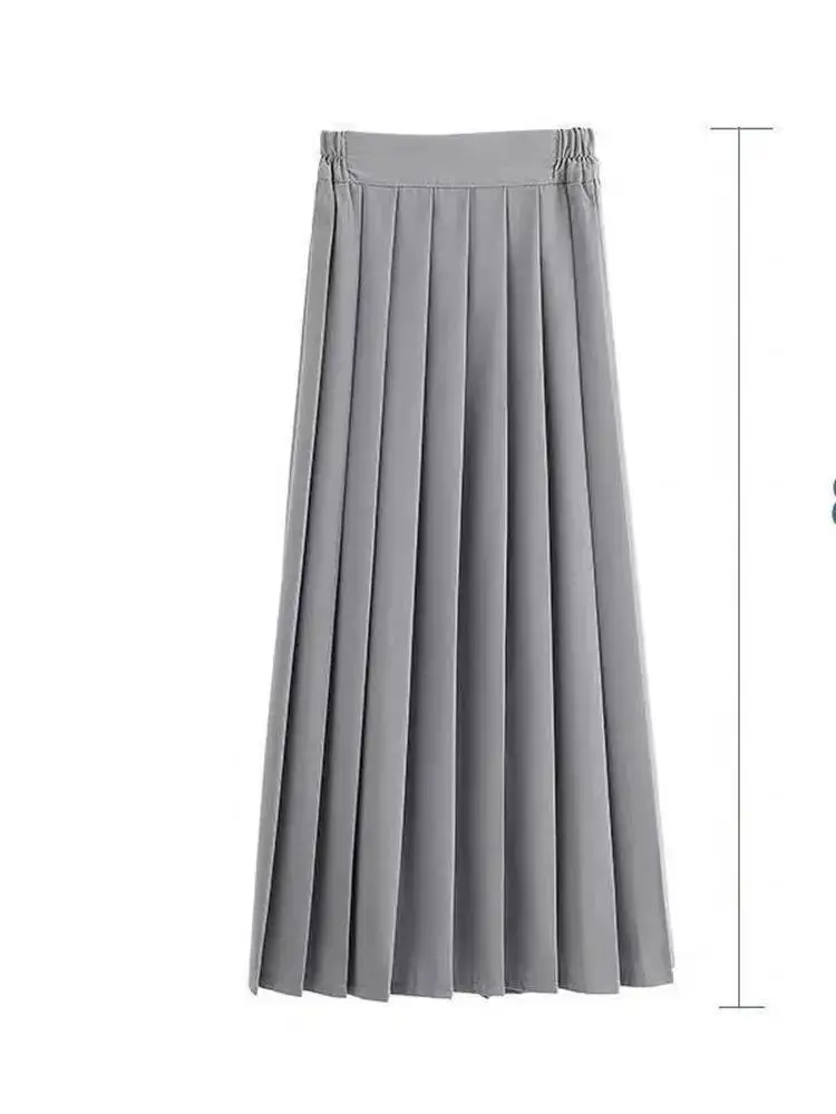 Japanese Preppy Sle Women's Elastic Waist Long Midi Skirt CleanFit Embroidery mid Waist PVC Fabric CiWalk H-ape Batwing
Japanese Preppy Sle Women's Elastic Waist Long Midi Skirt CleanFit Embroidery mid Waist PVC Fabric CiWalk H-ape Batwing