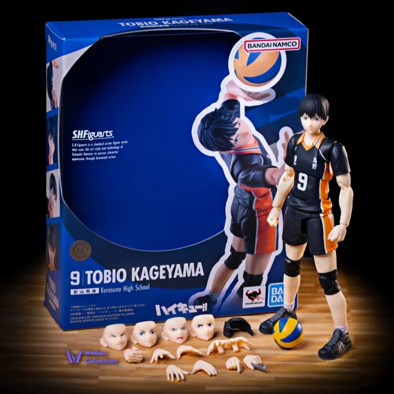 Оригинальная фигурка BANDAI S.H.Figuarts Тобио Кагеяма из аниме "Haikyuu!!" Аниме-фигурки, коллекционные модели, игрушки из ПВХ, подарки
Оригинальная фигурка BANDAI S.H.Figuarts Тобио Кагеяма из аниме "Haikyuu!!" Аниме-фигурки, коллекционные модели, игрушки из ПВХ, подарки
