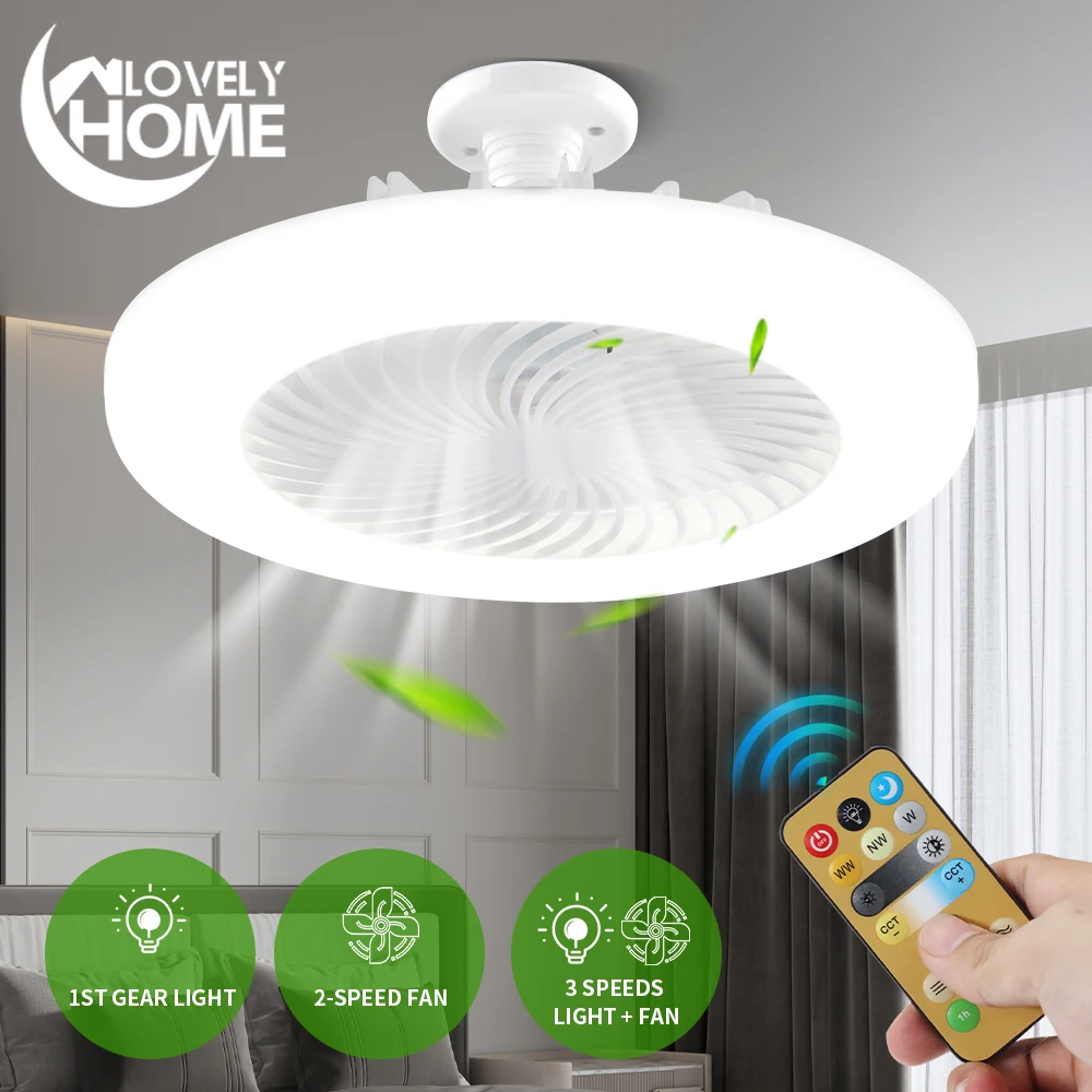 Ceiling Fans For Bedroom Living Room Ceiling Fans and Light LED Lamp Fan Converter Base Smart Silent
Ceiling Fans For Bedroom Living Room Ceiling Fans and Light LED Lamp Fan Converter Base Smart Silent