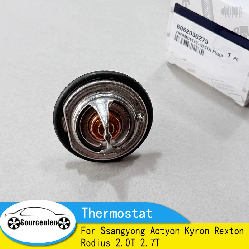 Genuine New Thermostat For Ssangyong Actyon Kyron Rexton Rodius 2.0T 2.7T 6062030275 60620-30275
Genuine New Thermostat For Ssangyong Actyon Kyron Rexton Rodius 2.0T 2.7T 6062030275 60620-30275