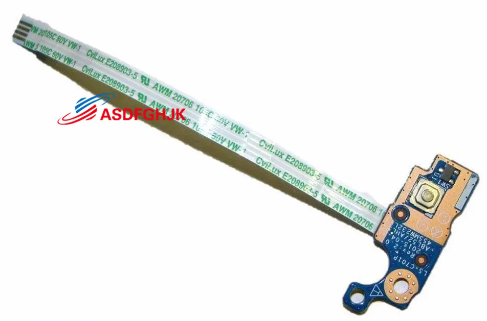 FOR HP 250 G5 15-AY 15-BA Power Button BOARD 455MW232L01 855012-001 100% Works Perfectly
FOR HP 250 G5 15-AY 15-BA Power Button BOARD 455MW232L01 855012-001 100% Works Perfectly