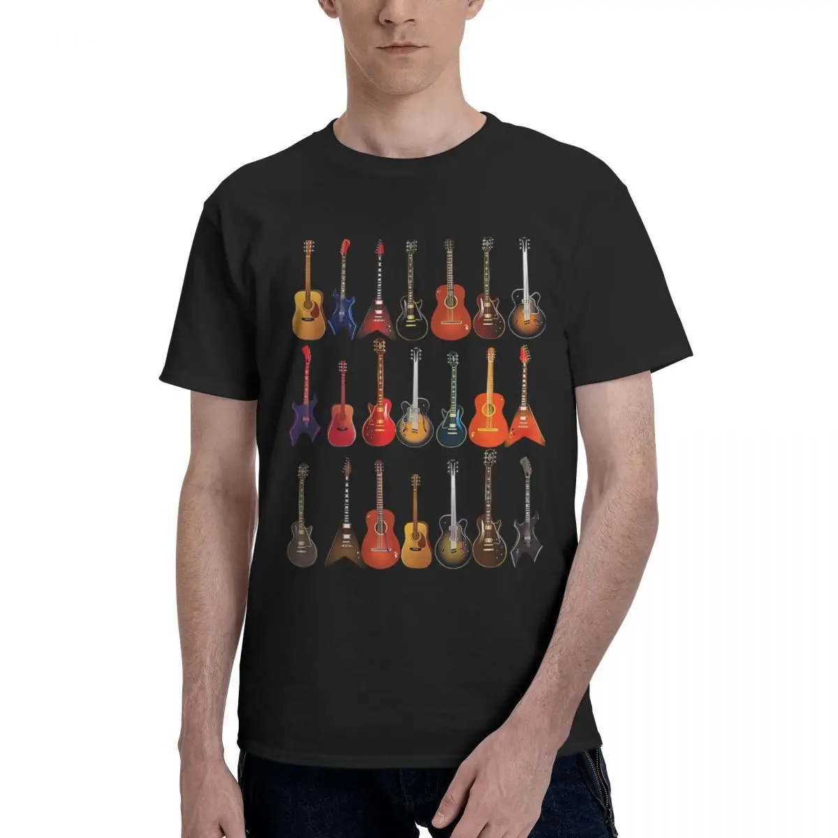 Cute Guitar Rock N Roll Musical Instruments 100% Cotton Casual Breathable Confortable Kawaii Men's T-Shirts Men T-Shirt
Cute Guitar Rock N Roll Musical Instruments 100% Cotton Casual Breathable Confortable Kawaii Men's T-Shirts Men T-Shirt