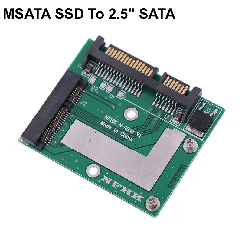 MSATA SSD To 2.5" SATA 3.0 6.0gps PCIE 2.5 Inch Hard Drive Adapter Converter Card Module Board Mini Pcie Ssd
MSATA SSD To 2.5" SATA 3.0 6.0gps PCIE 2.5 Inch Hard Drive Adapter Converter Card Module Board Mini Pcie Ssd