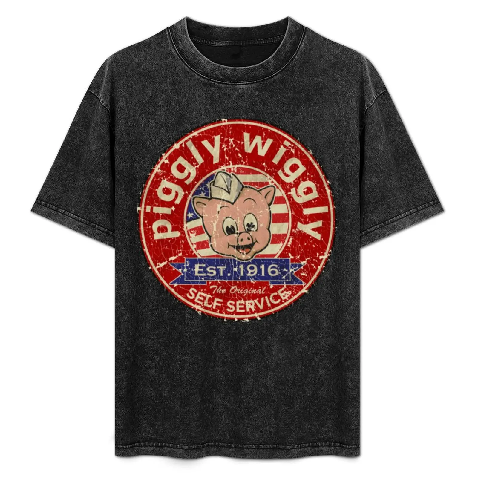 Piggly Wiggly VINTAGE - Retro Piggly Wiggly 1916 #9 T-Shirt Big Size Crew Neck T-Shirt
Piggly Wiggly VINTAGE - Retro Piggly Wiggly 1916 #9 T-Shirt Big Size Crew Neck T-Shirt