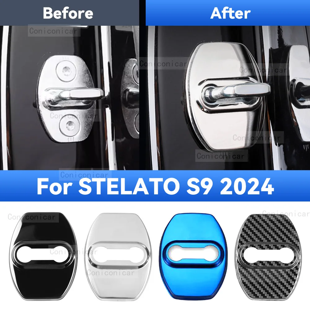 Car Door Lock Protector Cover Stainless Steel For STELATO S9 2024 Buckle Anti-rust Decoration Accessories
Car Door Lock Protector Cover Stainless Steel For STELATO S9 2024 Buckle Anti-rust Decoration Accessories