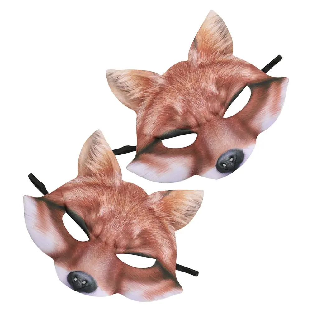 2 Pcs Fox Mask Costume Animal Masks for Adults Lightweight Realistic Halloween Simulation Party Accessories Toy
2 Pcs Fox Mask Costume Animal Masks for Adults Lightweight Realistic Halloween Simulation Party Accessories Toy