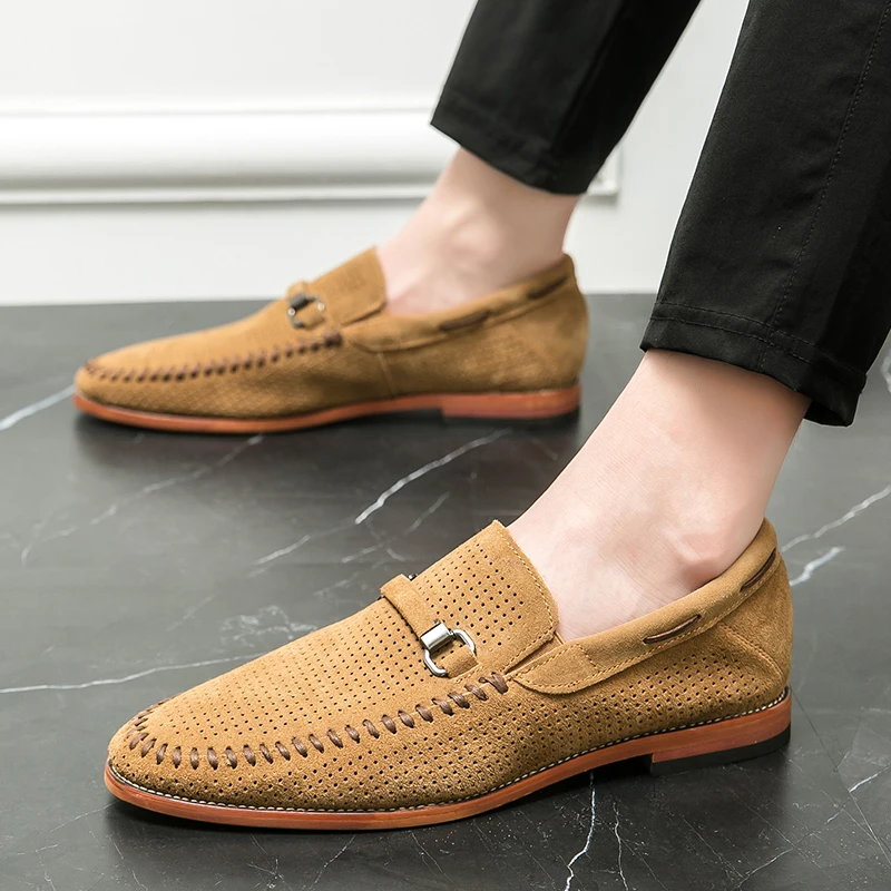 2023 Men's Black Business Suede Leather Shoes Man Loafers Comfortable Summer Sneakers Brand Moccasin Breathable Casual Shoes
2023 Men's Black Business Suede Leather Shoes Man Loafers Comfortable Summer Sneakers Brand Moccasin Breathable Casual Shoes